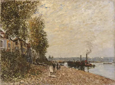 Tugboat on the Loing, Saint-Mammès