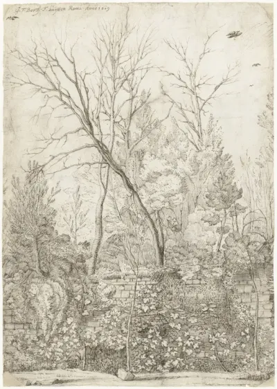 Tuin van de Villa Madama, buiten Rome