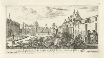 Tuin van het huis te Issy