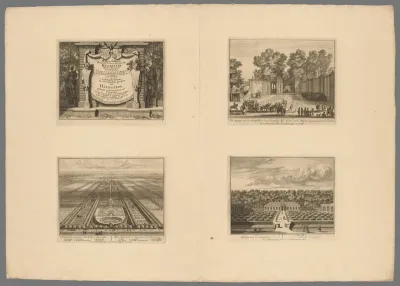 Tuinmonument / Landgoed Heemstede in vogelvlucht / Ingang van landgoed Heemstede / Orangerie