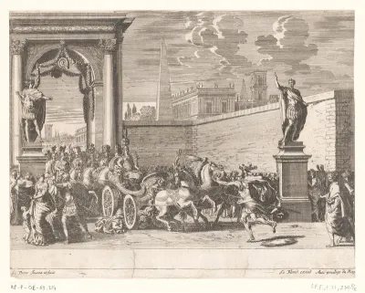 Tullia rijdt over het lichaam van haar vader Tullius
