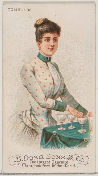 Tumblers, from the Musical Instruments series (N82) for Duke brand cigarettes