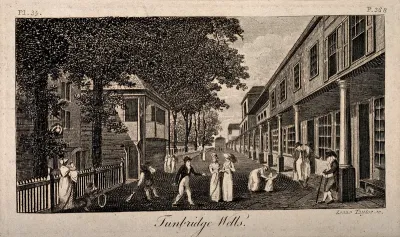 Tunbridge Wells, Kent: view of the parade