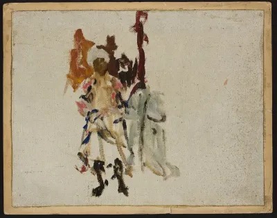 Turkestan – sketch of an inhabitant of Bukhara. From the journey to Turkestan