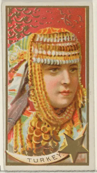 Turkey, from the Types of All Nations series (N24) for Allen & Ginter Cigarettes