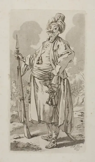 Turkish Officer at a Battlefield