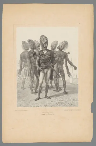 Turkse mannen die soldaten rekruteren, 10 november 1837