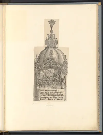 Turnier und Mummerei (Die Ehrenpforte Kaiser Maximilians I., rechter Seitenturm, F' 1)
