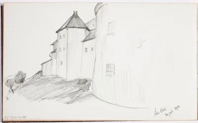 Turun linnaa. Merk. Åbo slott / 28 juli 1901