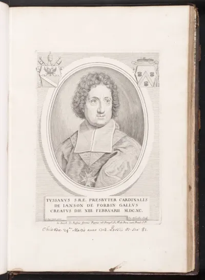 Tussanus S.R.E. Presbyter Cardinalis de Ianson de Forbin