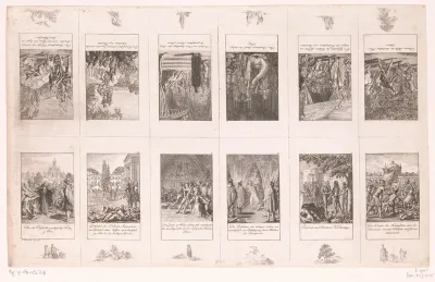 Twaalf voorstellingen uit de geschiedenis van de eerste kruistocht
