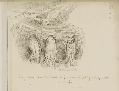 Twee adelaars en een uil