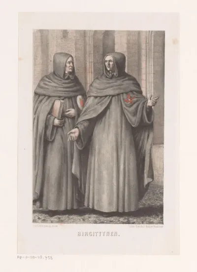 Twee Birgittijnse monniken