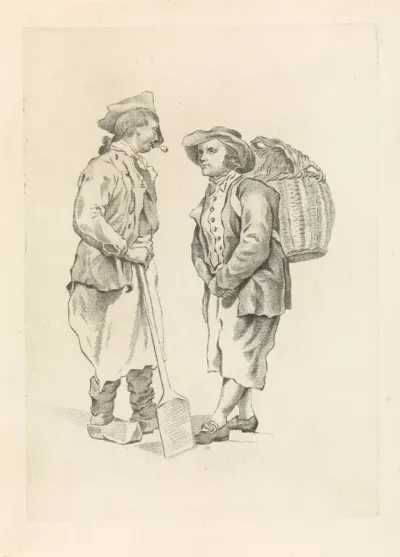 Twee boeren in gesprek