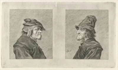 Twee boerenkoppen
