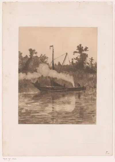 Twee boten in een vaart