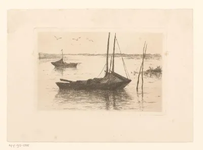 Twee boten op het water