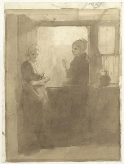 Twee Brabantse vrouwen in gesprek
