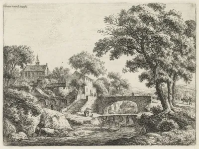 Twee bruggen over een rivier