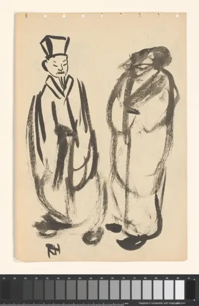 Twee Chinese figuren