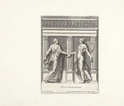 Twee dansende figuren