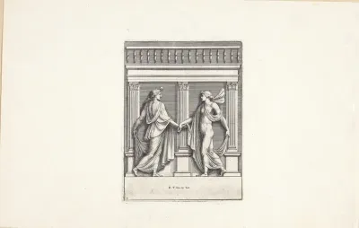 Twee dansende figuren