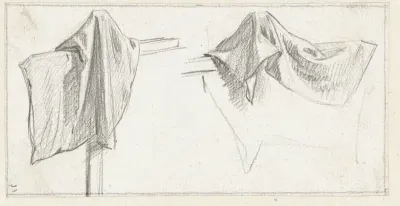 Twee draperieën