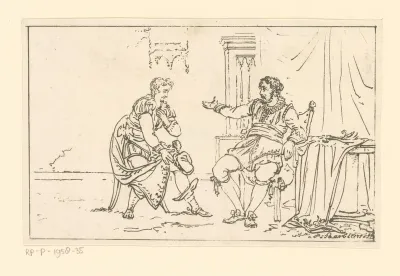 Twee edelmannen in gesprek