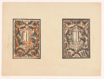 Twee ex librissen van Carel Lion Cachet