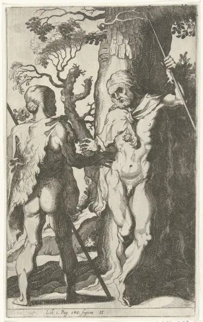 Twee Germaanse mannen