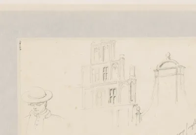 Twee gevelstudies en twee figuurstudies