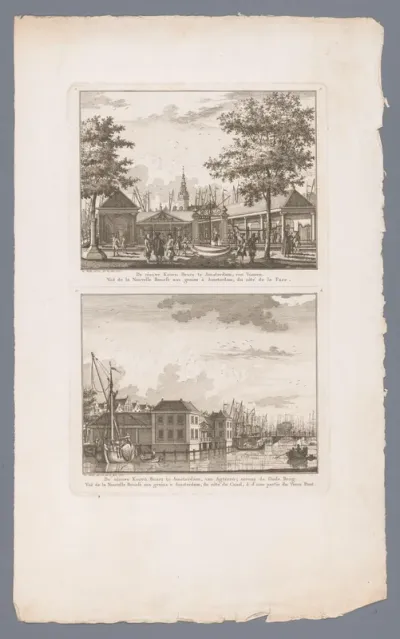 Twee gezichten op de Nieuwe Korenbeurs in Amsterdam