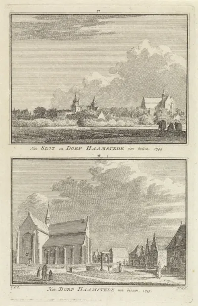 Twee gezichten op het dorp Haamstede