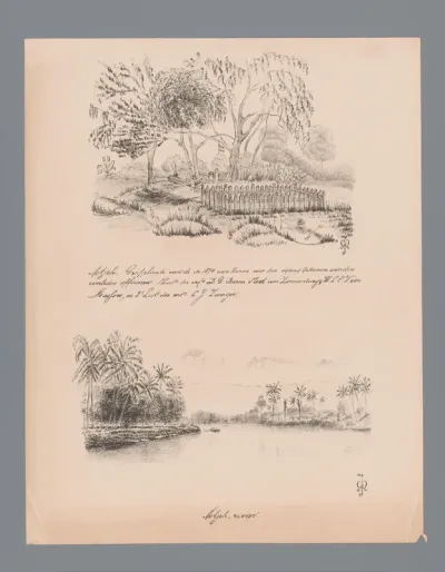 Twee graven op Atjeh en de Atjeh rivier