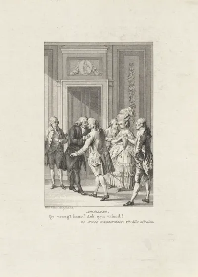 Twee heren groeten elkaar