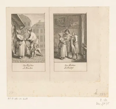 Twee huwelijksaanzoeken