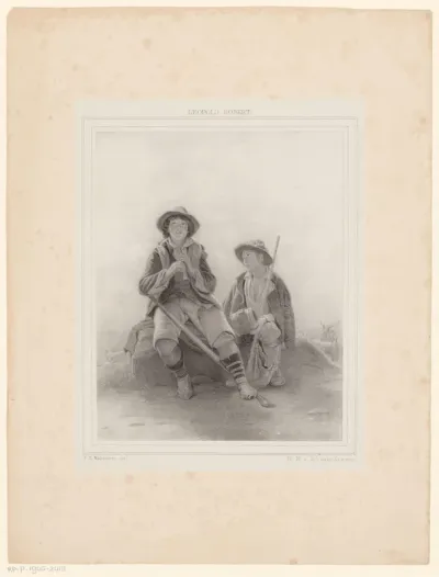 Twee jonge herders