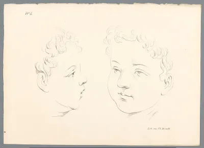 Twee kinderhoofden