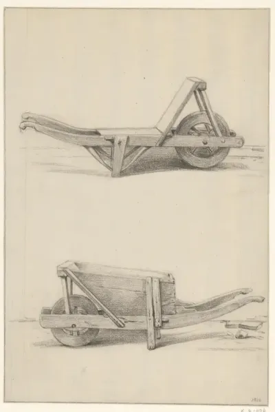 Twee kruiwagens