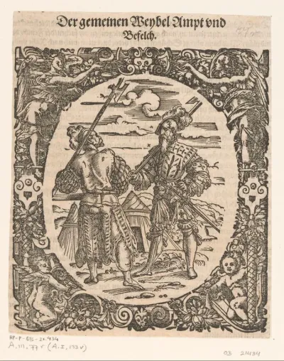 Twee landsknechten
