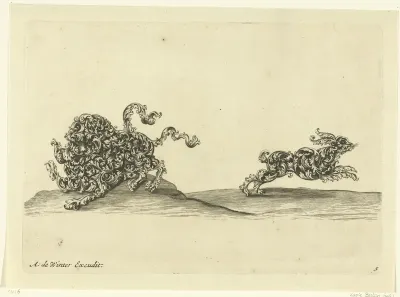 Twee leeuwen en een haas