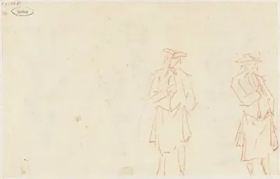 Twee mannelijke figuren