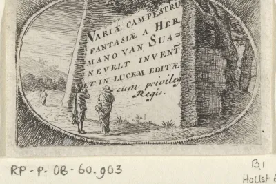 Twee mannen bij een monumentale steen met opschrift