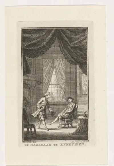 Twee mannen in een interieur