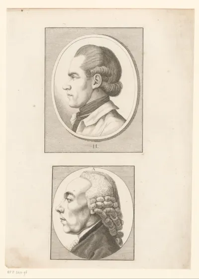 Twee mannenkoppen
