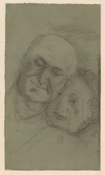 Twee mannenkoppen