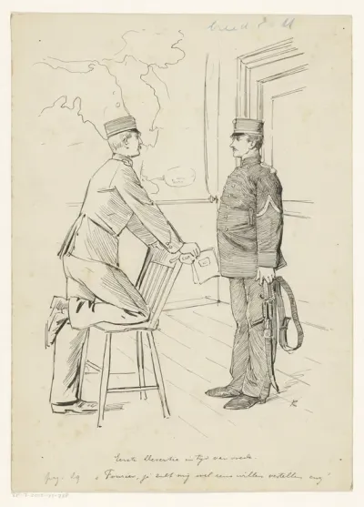 Twee militairen
