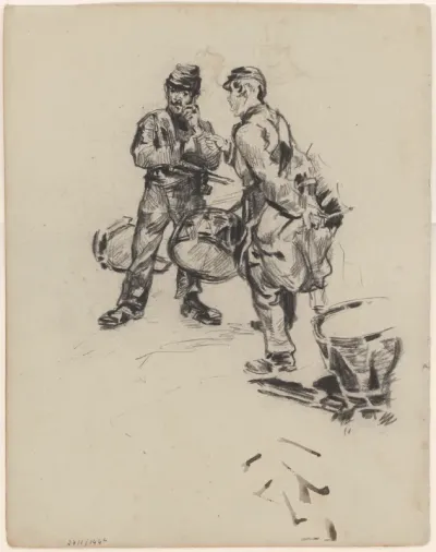 Twee militairen