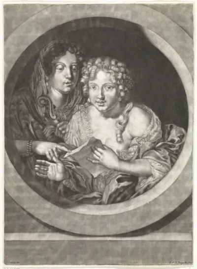 Twee musicerende vrouwen