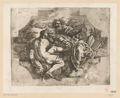 Twee mythologische figuren